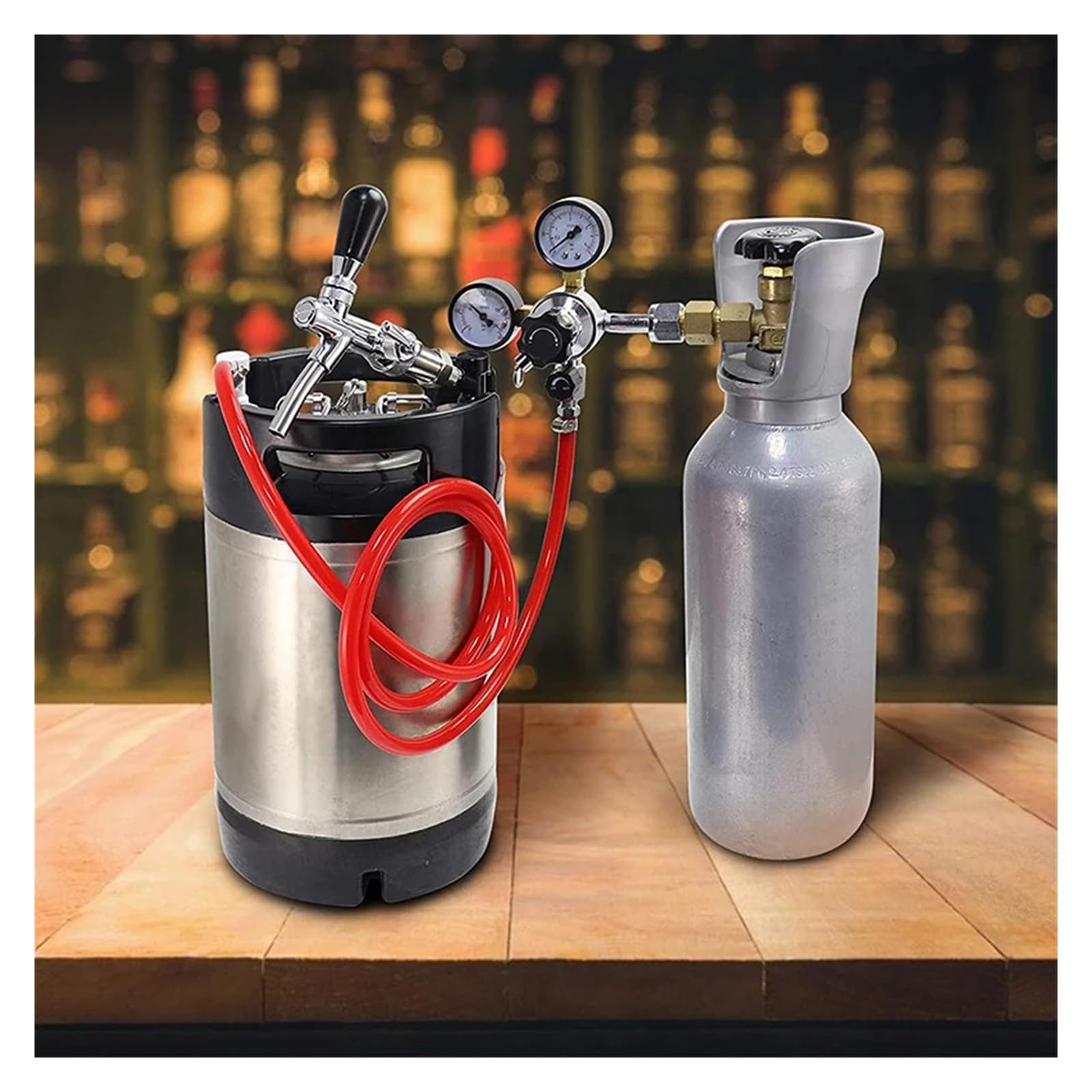 Accesorios de elaboración de cerveza, tubo flexible de PVC de 7 mm de diámetro interior y 5 metros de longitud para elaboración de cerveza y vino, dispensador de bebidas artesanales de alta resisten