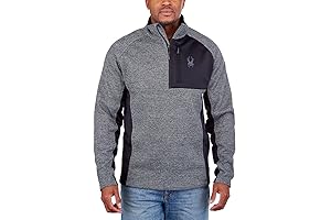 Spyder Men's Half Zip Sweater Gait Knit Pullover Jacket