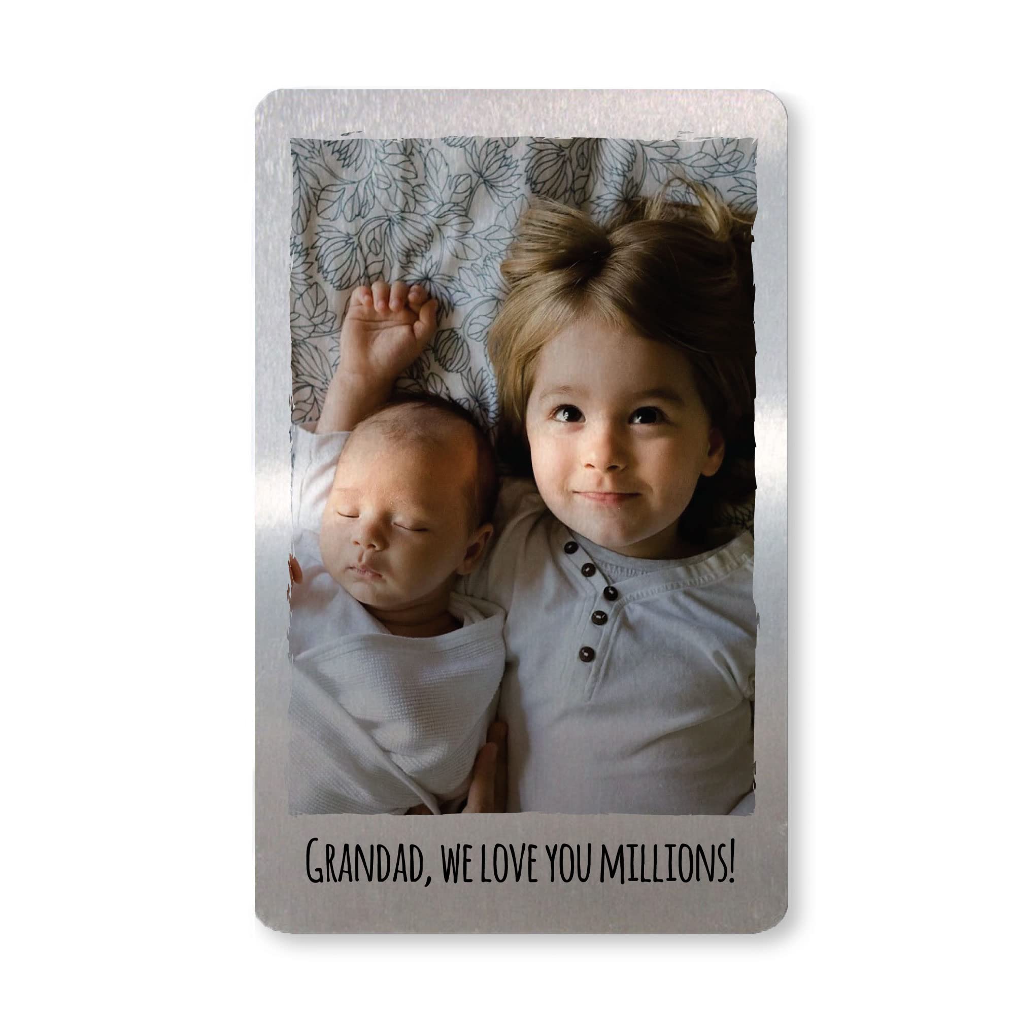 Personalised Grandad Gifts Wallet Card Novelty Birthday Gift For Grandad Keepsake