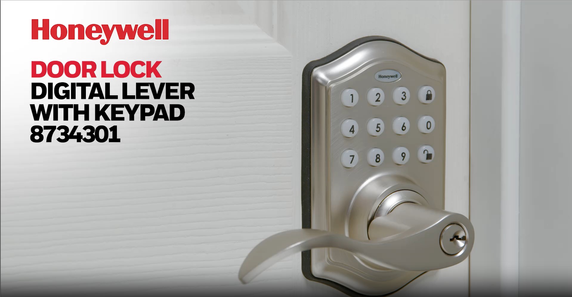 Honeywell 金庫 鍵付き Honeywell Safes & Door Locks - Keyless Entry Lever Door Lock