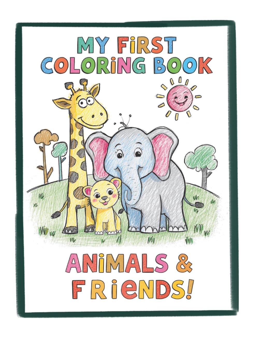 My first coloring book Animals & friends