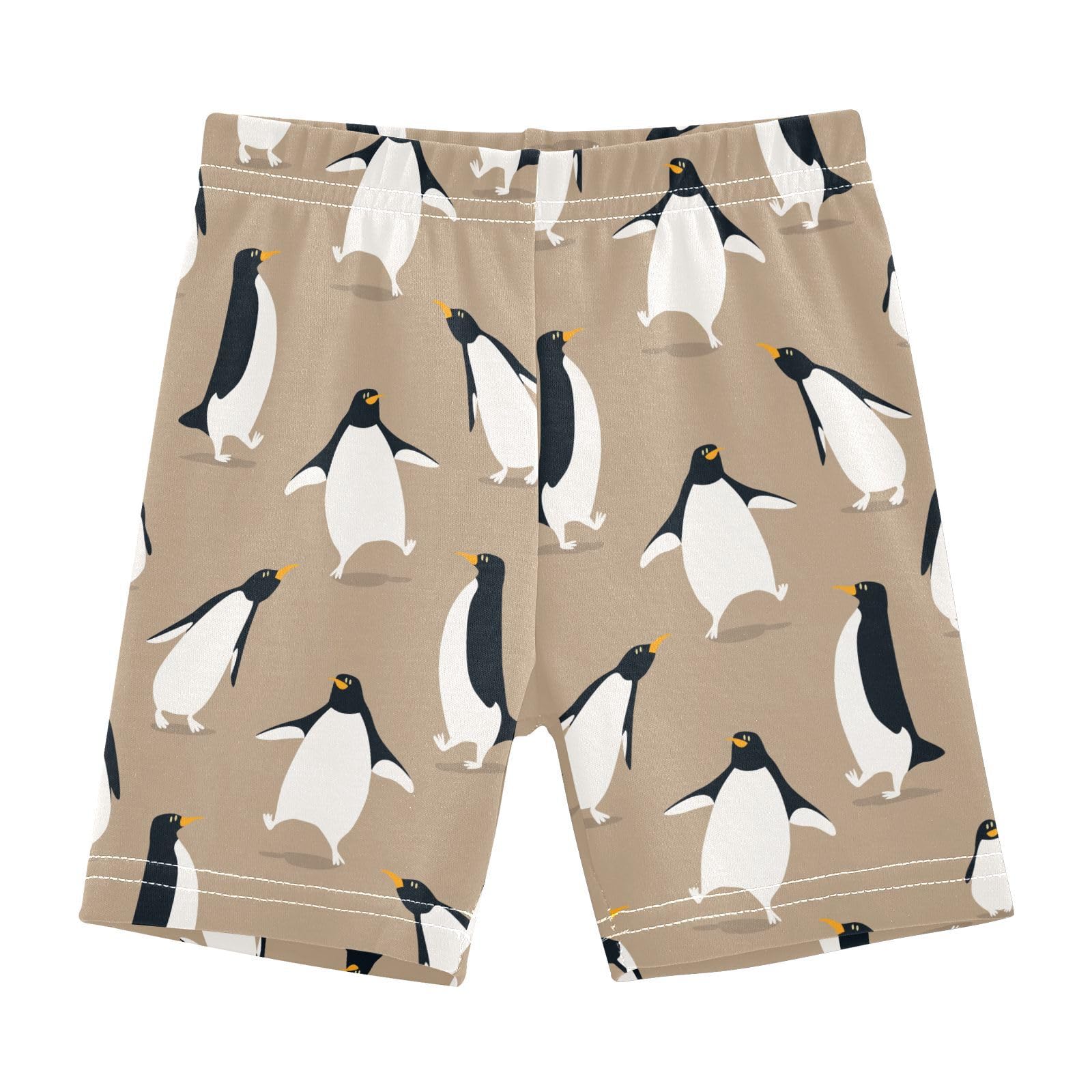 JHKKU Girls Penguins Shorts Cotton Cartwheel Bike Kids Biker Under Dress Dance Short Girl Clothes 5T
