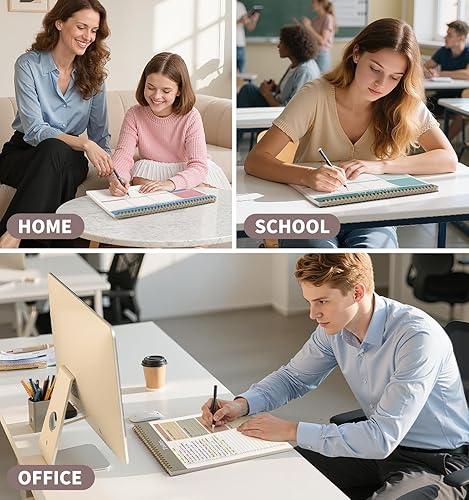 Miniatura 7 de Bloc de notas de lista de tareas, 52 hojas sin fecha (8.5 x 11 pulgadas), planificador diario impreso a doble cara para el trabajo, hogar, escuela,