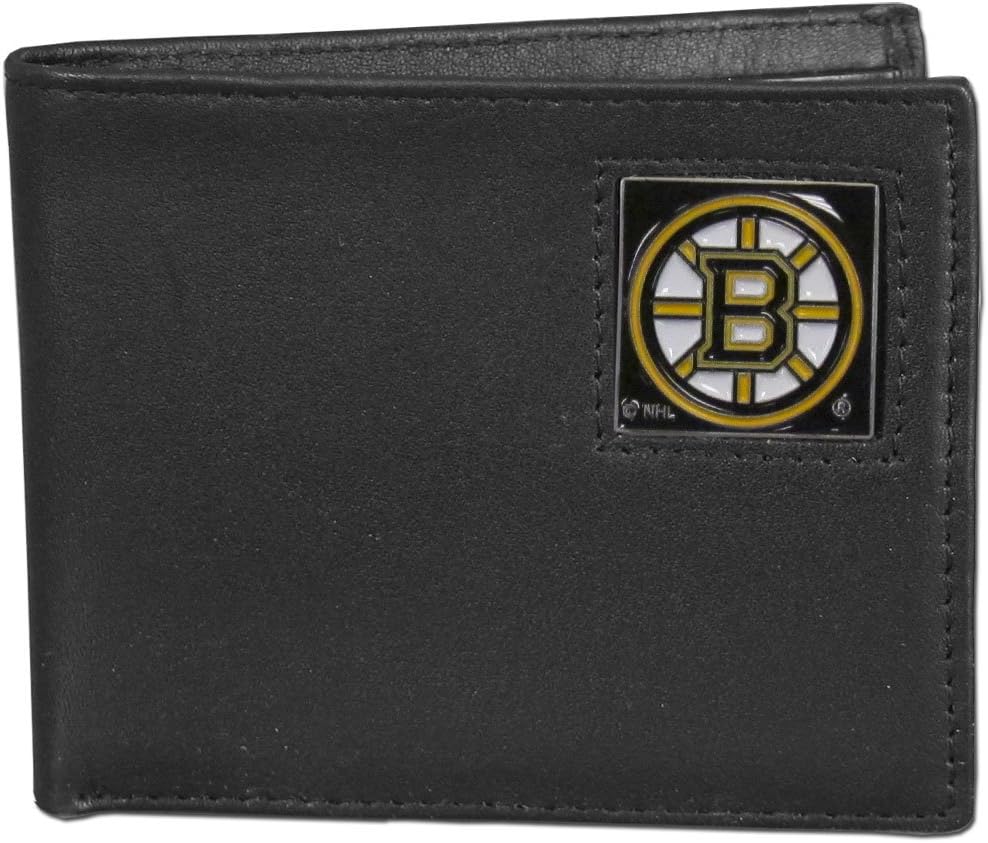 NHL Leather Bi-Fold Wallet Packaged in Gift Box