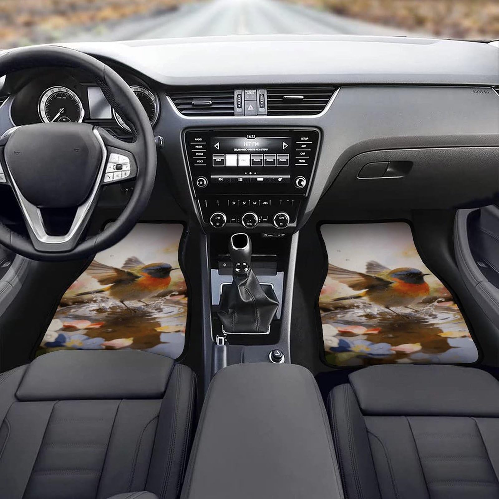4 tappetini per auto, resistenti, antiscivolo, facili da pulire, adatti per la maggior parte delle auto, per tutte le stagioni, universali, adatti per SUV, berline e camion