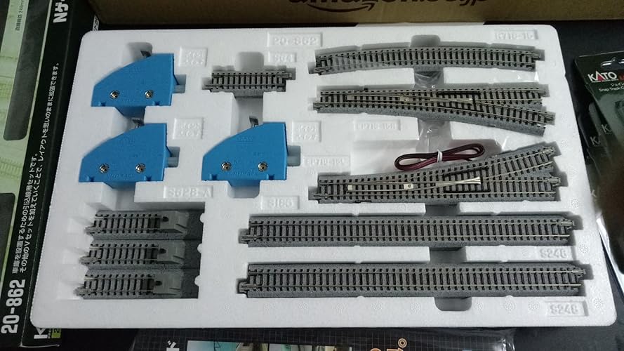 Amazon | KATO Nゲージ V3 車庫用引込線電動ポイントセット 20-862