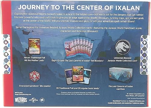 Miniatura 9 de Magic The Gathering The Lost Caverns of Ixalan - Paquete de 8 refuerzos + accesorios