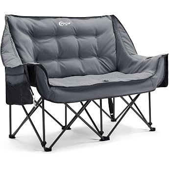 Portal Folding Camping Chair for 2 People 272 kg Load Capacity