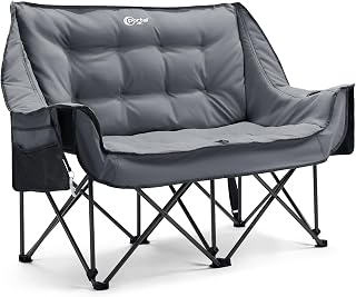 Portal Campingstuhl faltbar Campingsofa für 2 Personen 272kg belastbar