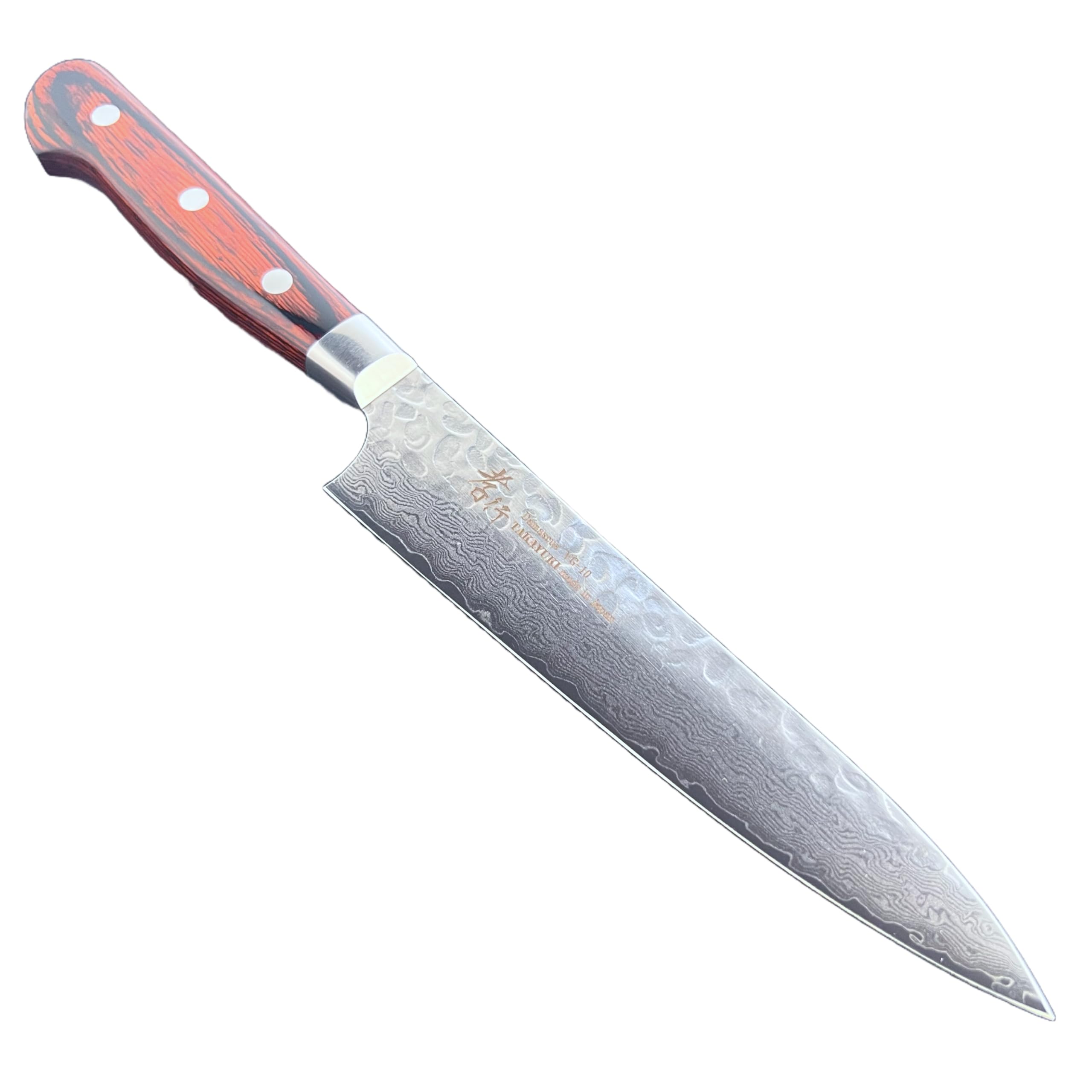 TAKAYUKI ぺティナイフ 刃渡15cm⑧ 堺 孝行 INOXプロ モリブデン鋼 ペティーナイフ 120mm – 清助刃物