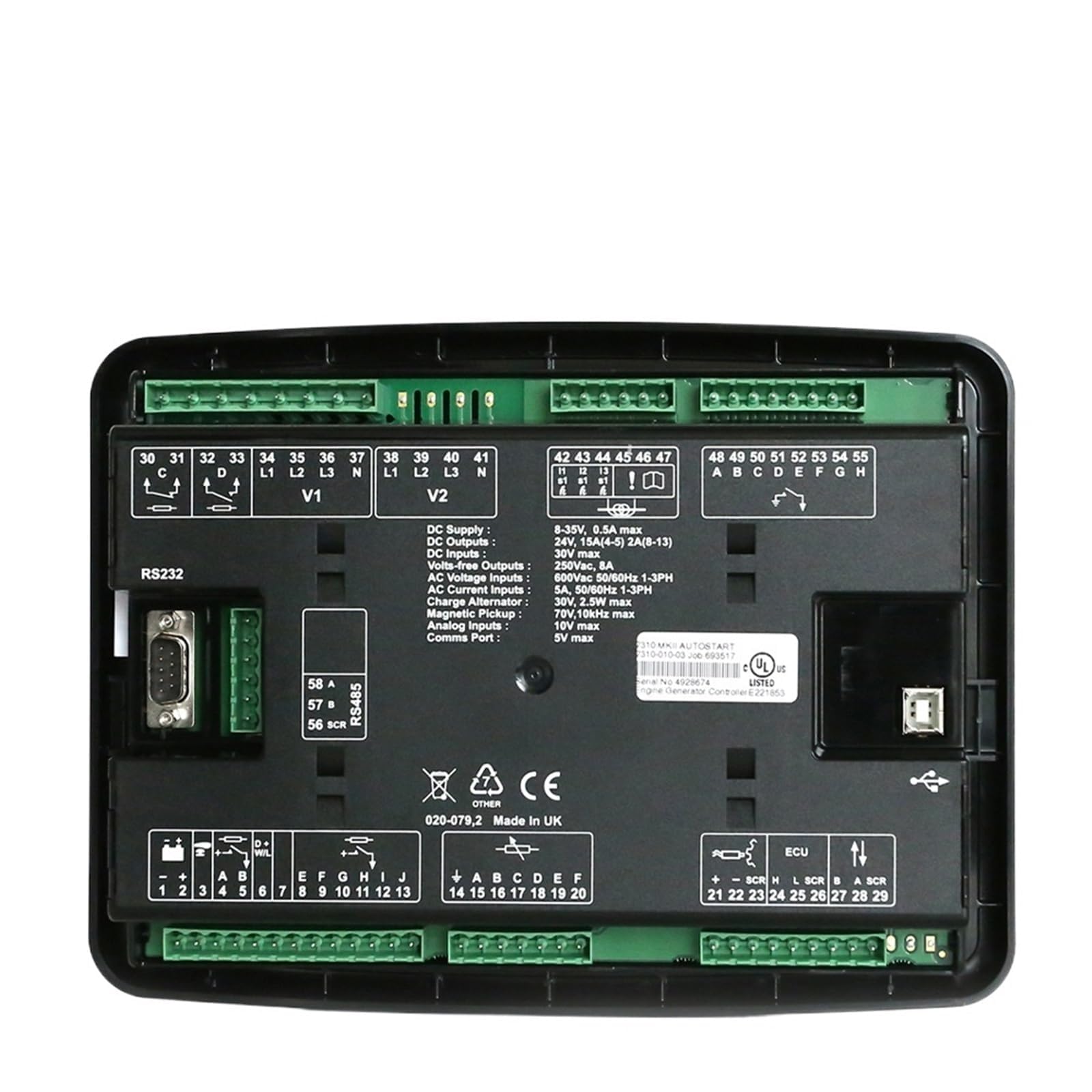 DSE7310 MKII Steuerungsmodul Netzausfall Autostart Dieselgenerator