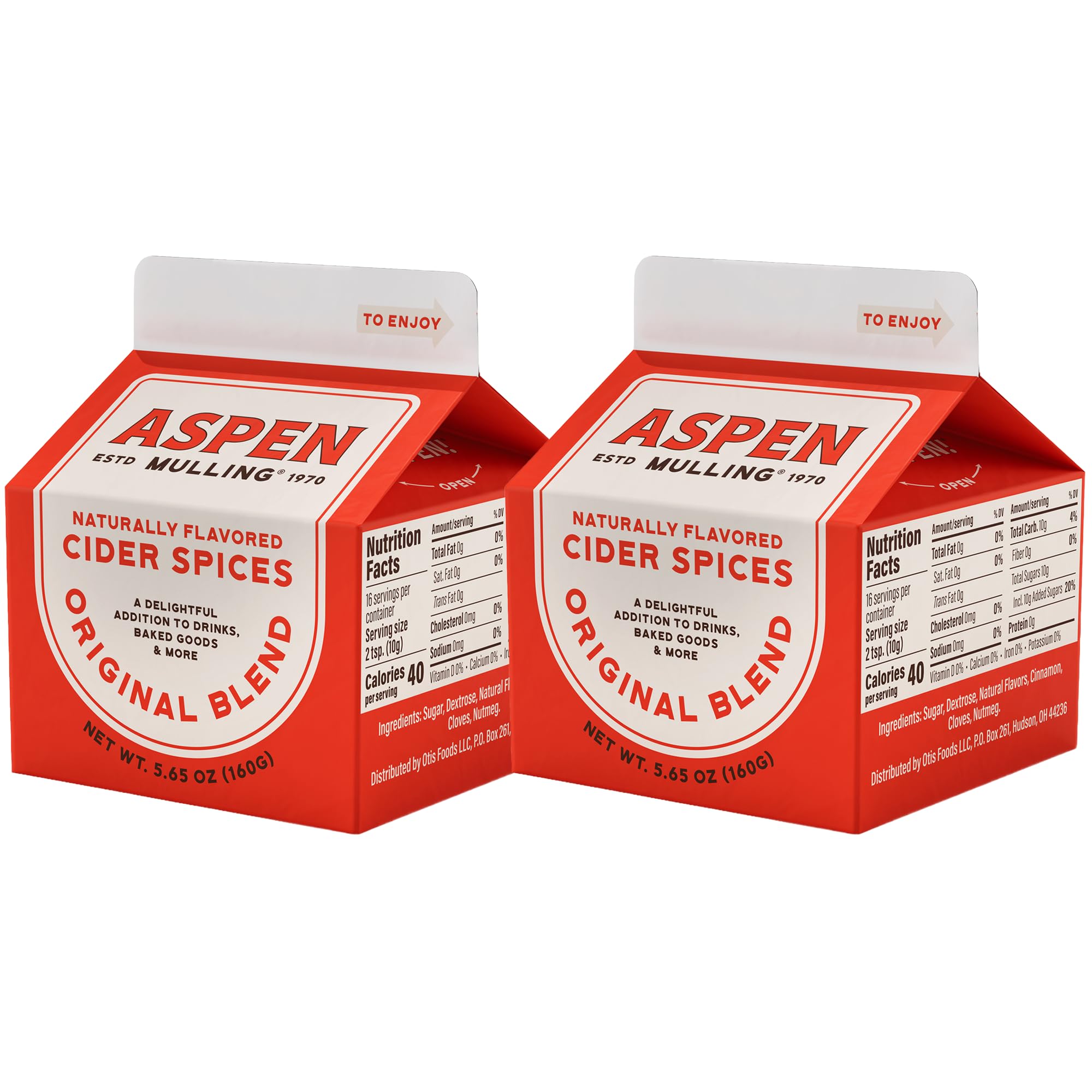 Aspen Mulling Cider Spices Original Blend. Cinnamon, Nutmeg, & Clove. Holiday Mulling Spice Mix for Spiced Cider, Mulled Red Wine, & Festive Winter