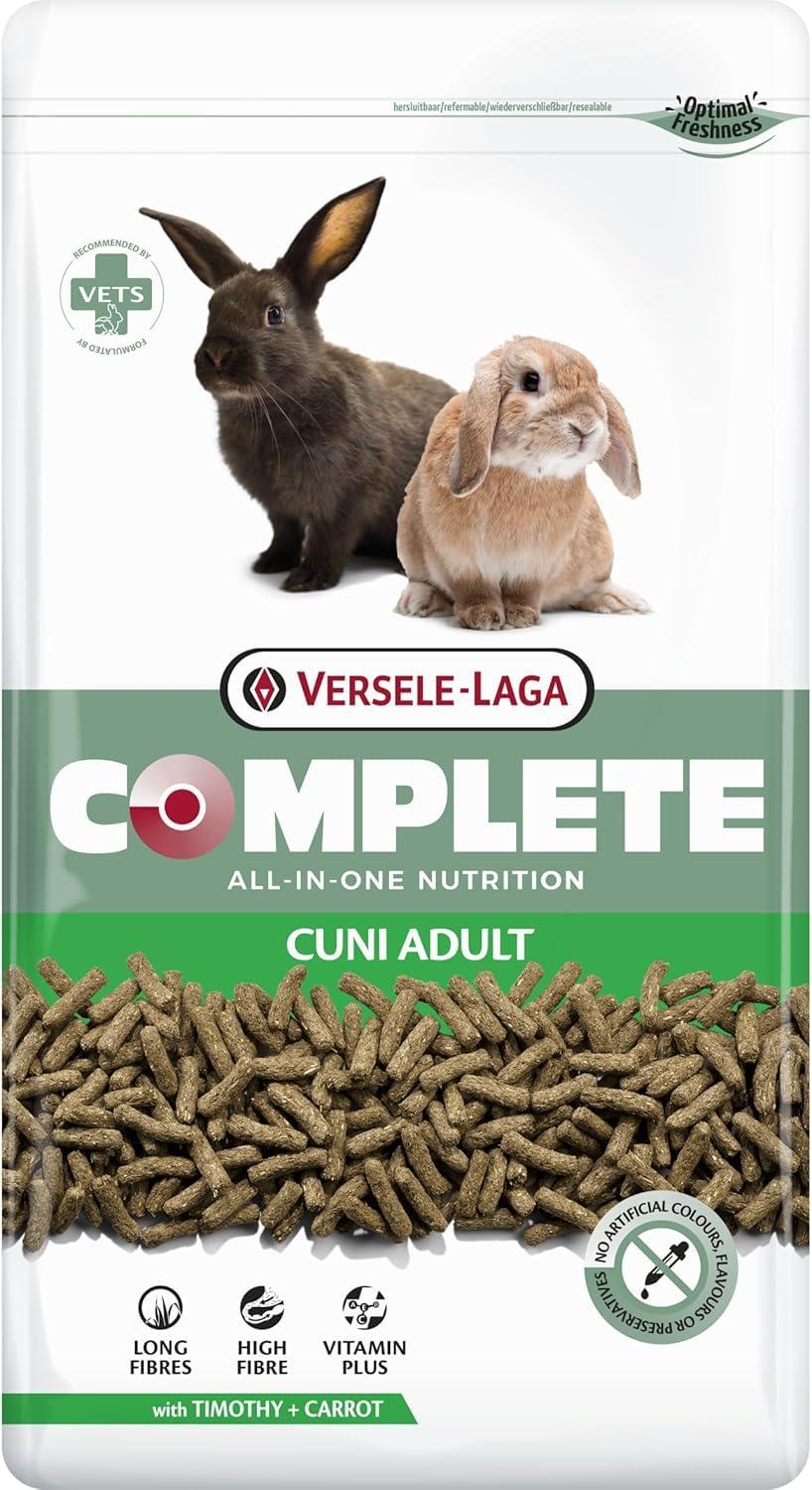 Lapins Nains Versele-Laga Complete Cuni nourriture extrudée riche en fibres 3 kg