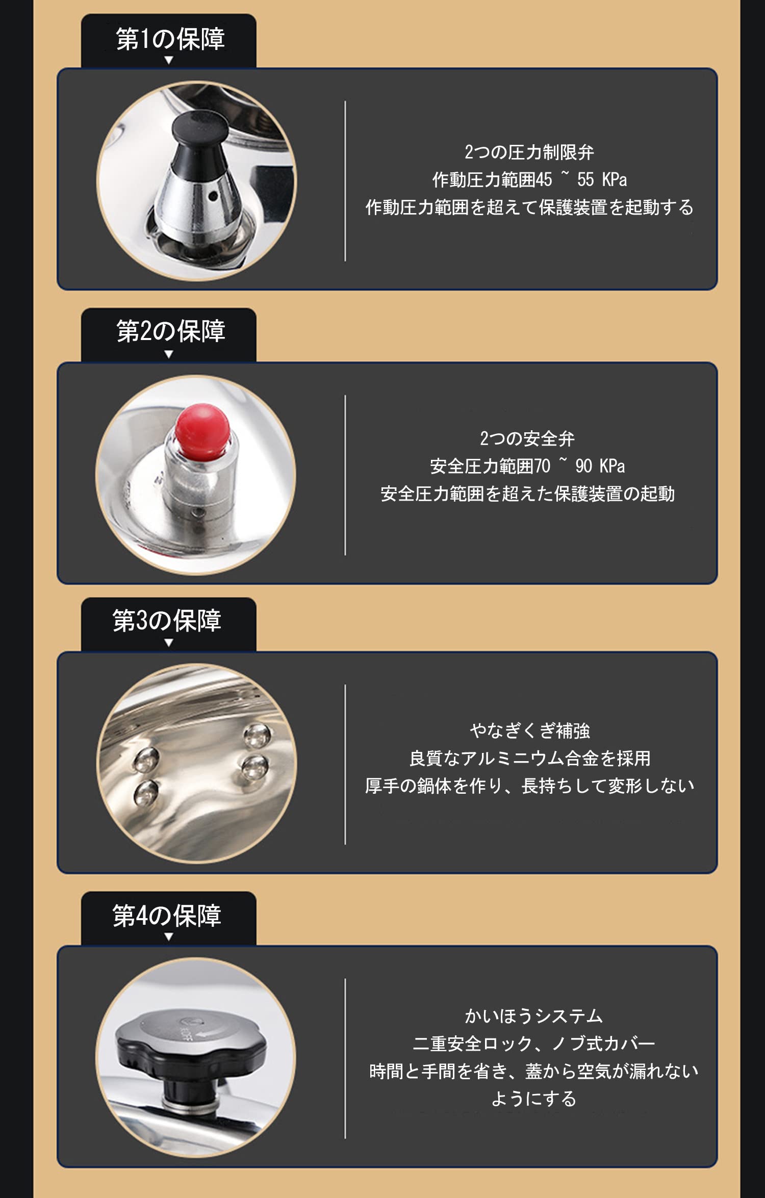 Amazon｜【LiSiJing】 15L-50L 圧力鍋 業務用 大容量 ホテルの万能