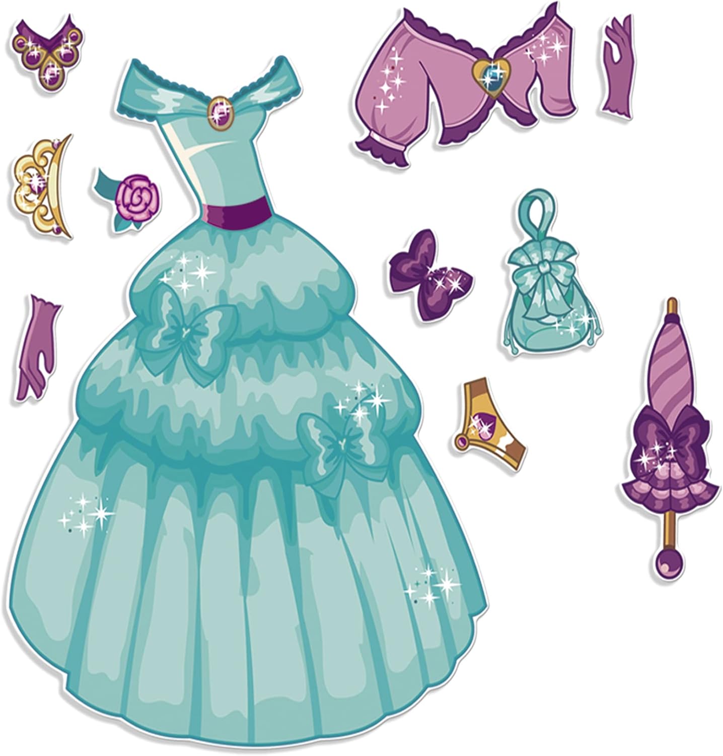 Diset Princesses' clothes