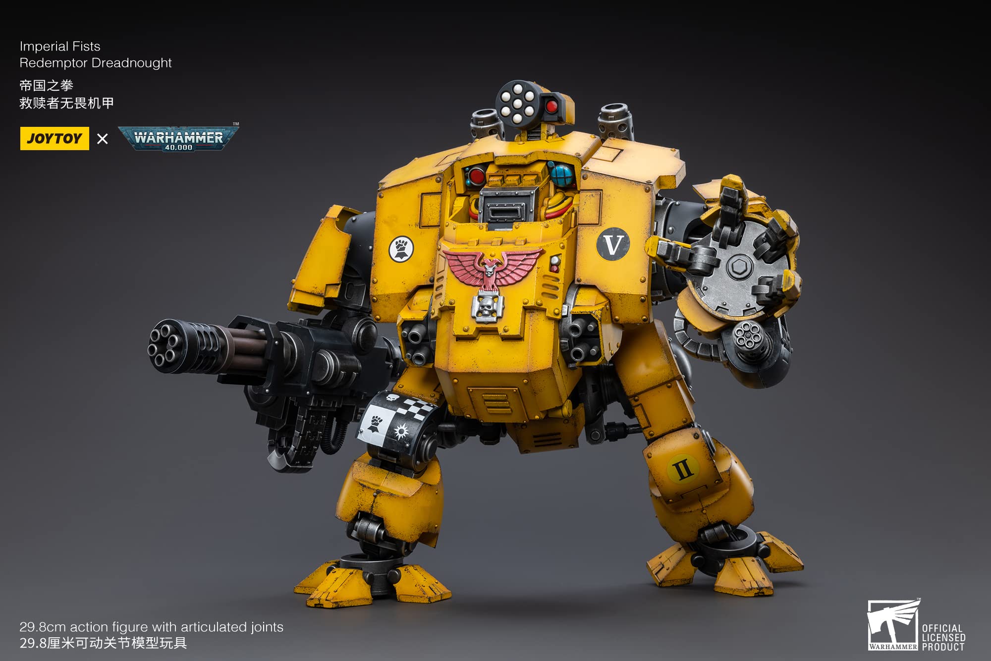 コミック・アニメ JOYTOY Warhammer 40,000 Redemptor Joytoy Warhammer 40K Imperial Fists Redemptor Dreadnought Action