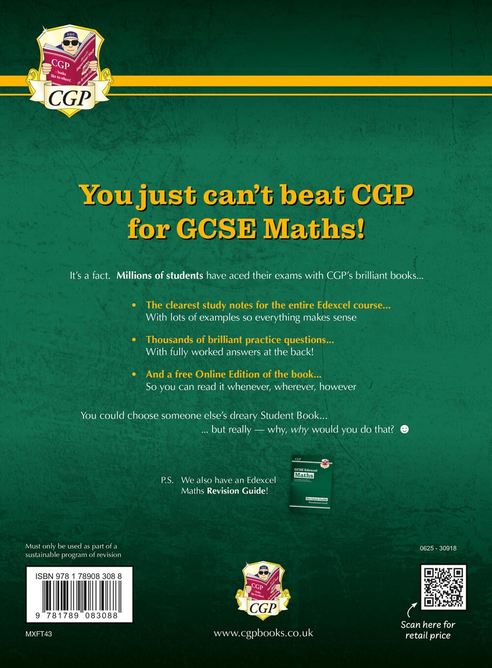 New Grade 9-1 GCSE Maths Edexcel Student Book - Foundation (with Online Edition) (CGP GCSE Maths 9-1 Revision)