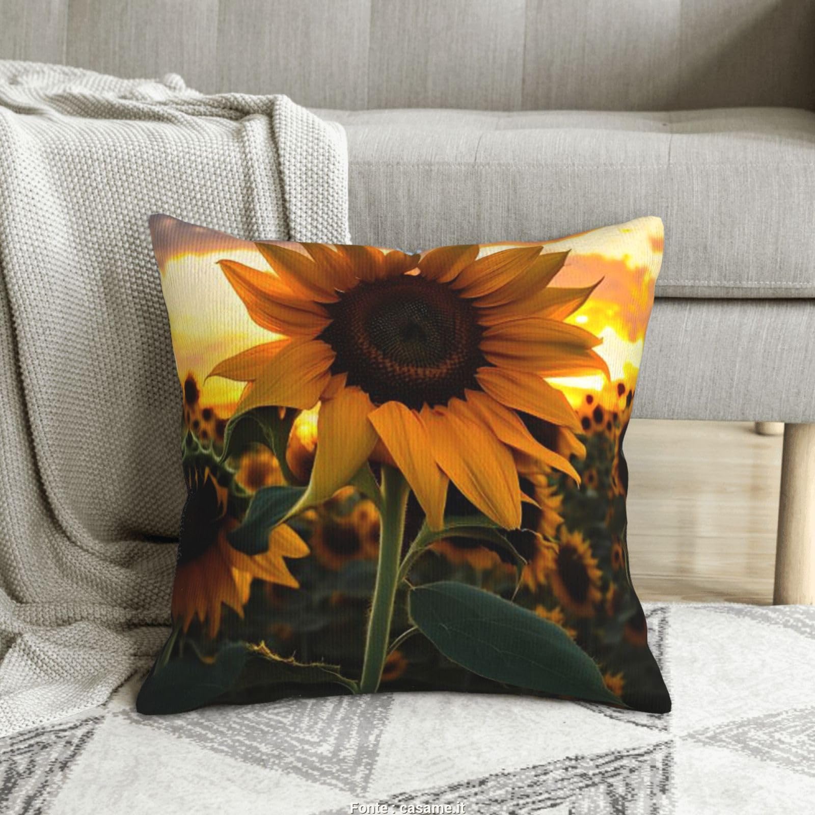 Housse de coussin douce en velours côtelé pour rénover et embellir un canapé fatigué