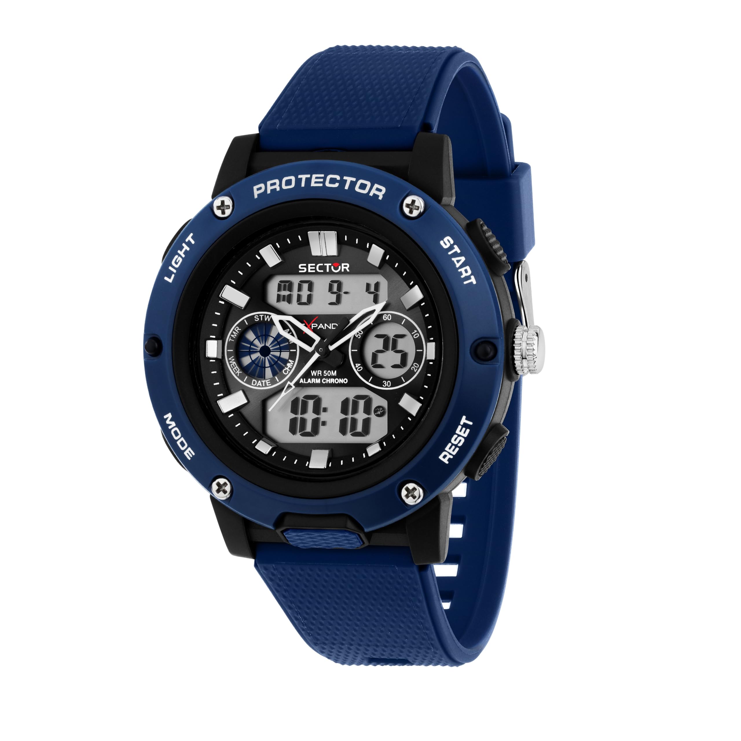 Sector No Limits Ex-44 Orologio Uomo, Analogico Digitale