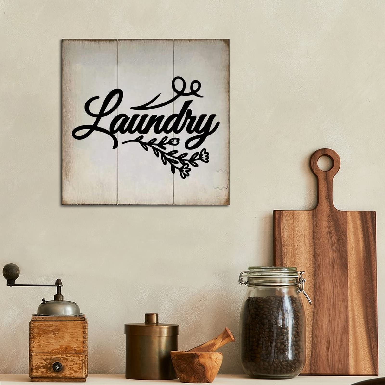 Geroclonup Panneau « Laundry Birds » De 30,5 X 30,5 Cm, Décoration