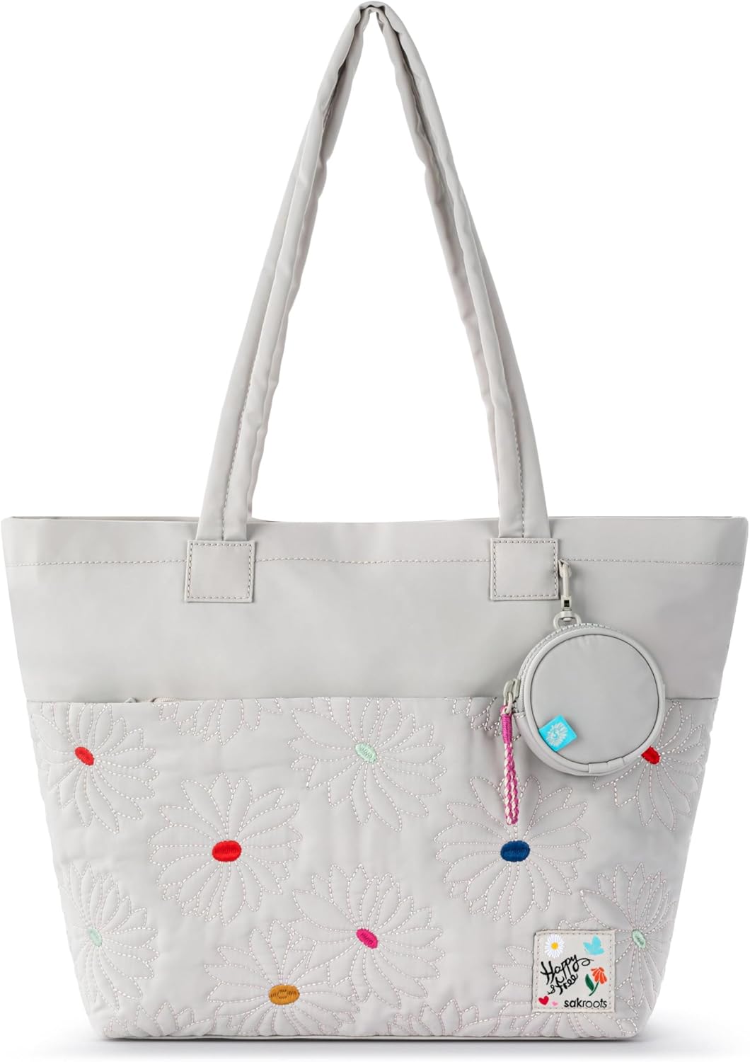 Sakroots Metro Tote Bag - Large Shoulder Bag For Everyday & Travel - Handbag With Zipper Closure & Dual Shoulder Strap