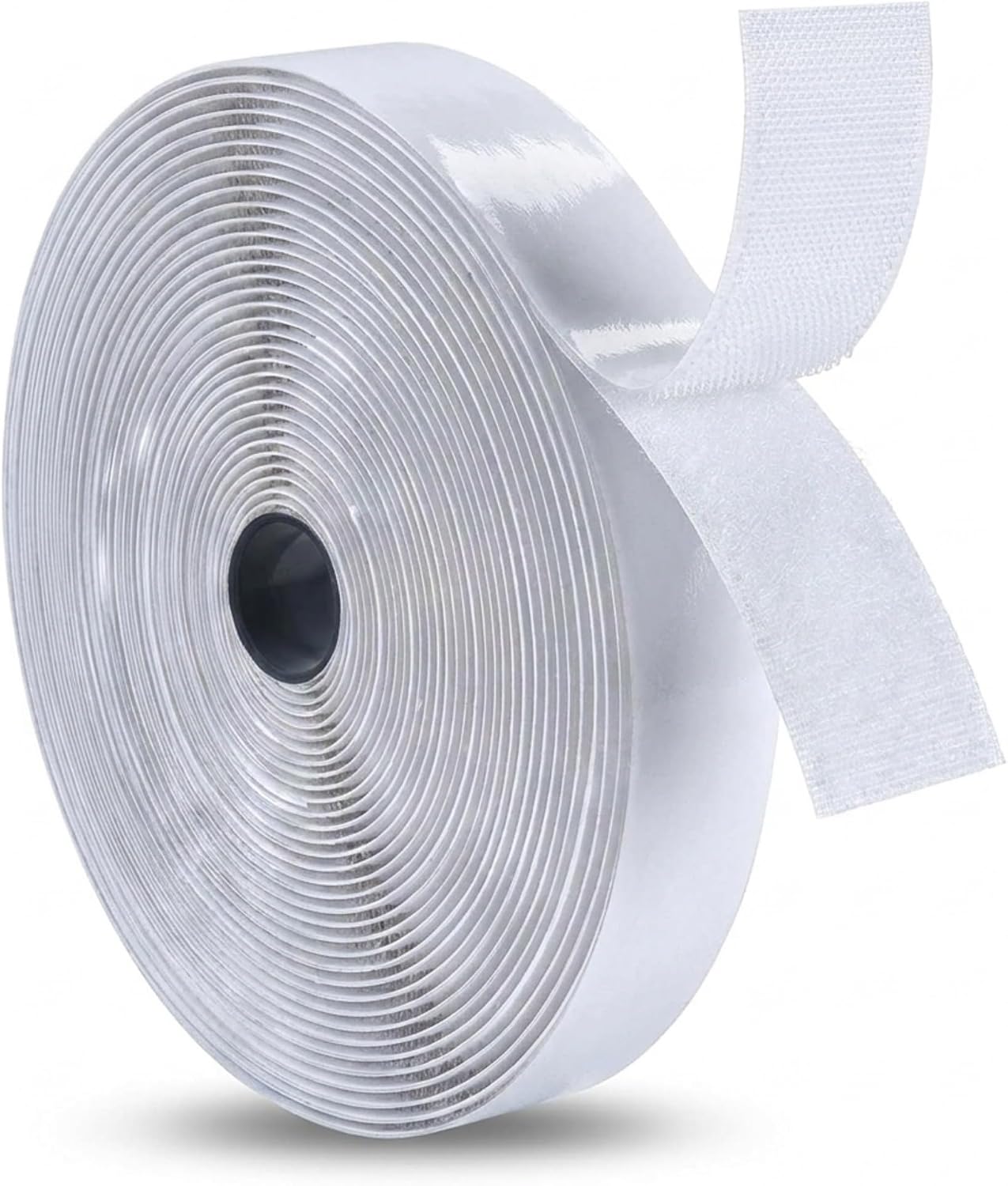 Office Werks Heavy-Duty Hook and Loop Fastener Tape | 16ft Self-Adhesive Reusable Strip | Industrial Strength Nylon Backing | Customizable Sticky Mounting Roll for Home, Office, Craft, DIY Projects