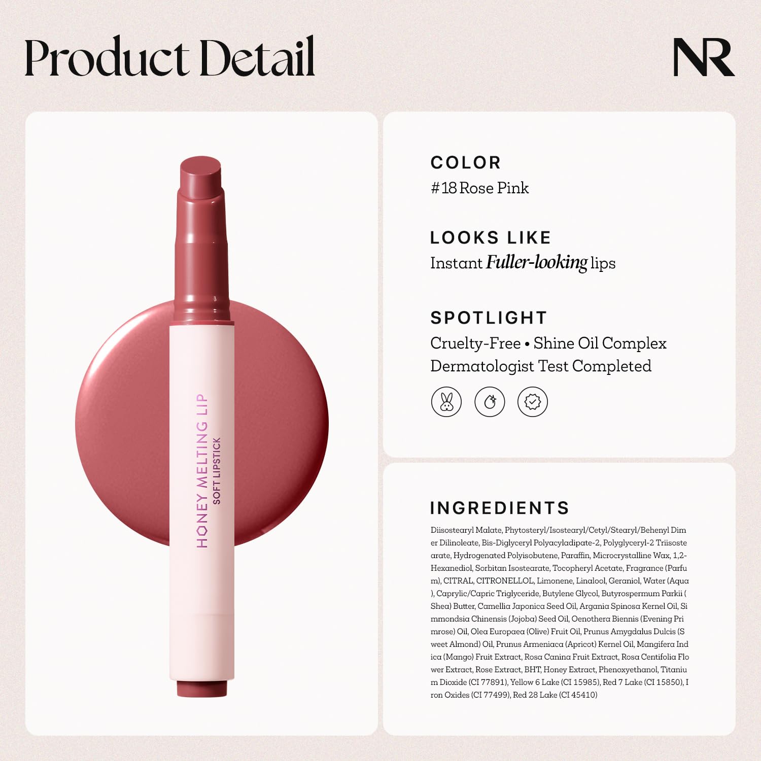 Nature Republic HONEY MELTING LIP GLITTER (13 AURORA) SOFT LIP STICK Hydrating Gloss, Moisturizing balms, Shine Glimmer Finish, Shimmery-Sheer tint, korean make up