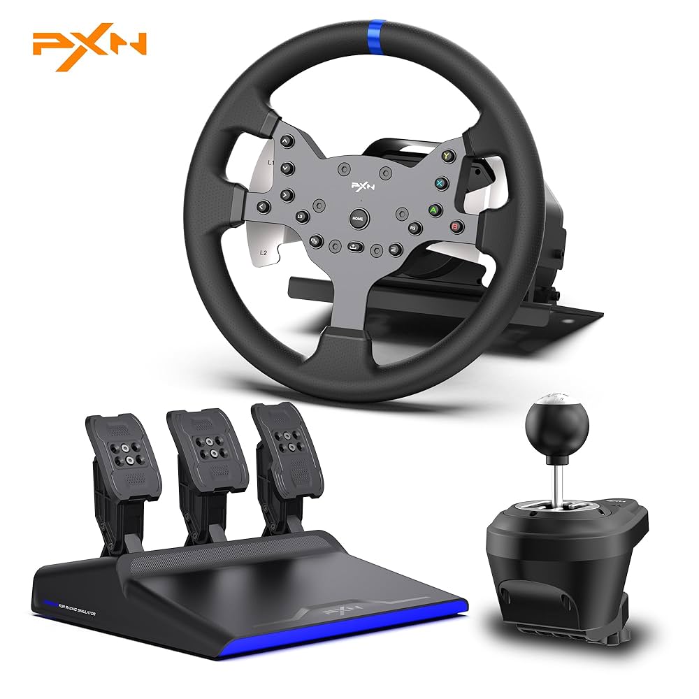 Amazon.com: PXN V99 Gaming Racing Wheel, Driving Force