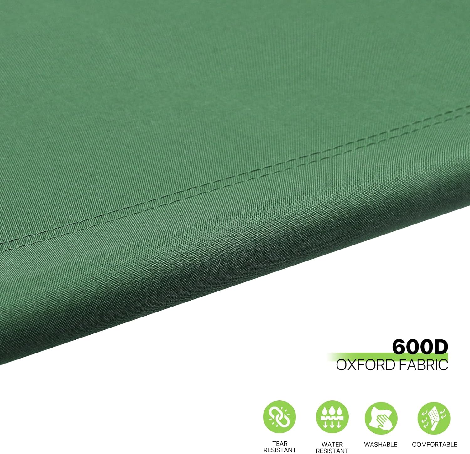 Magshion 75" Camping Cot for Adults, 4 Adjustable Backrest Ultralight Folding Cot for Sleeping, Portable Sleeping Bed with Detachable Pillow for Travel Home Office Picnic, Supports 300 lbs, Green