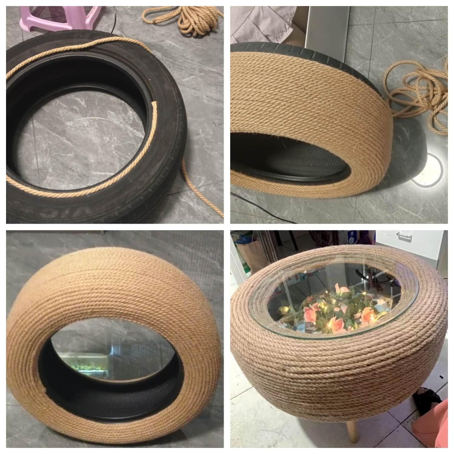 Cuerda de yute de 10 mm, 164 pies, 4.5 libras de grosor, cuerda de yute para jardín, rascador, jardinería, agrupación y decoración para colgar en la pared (marrón)