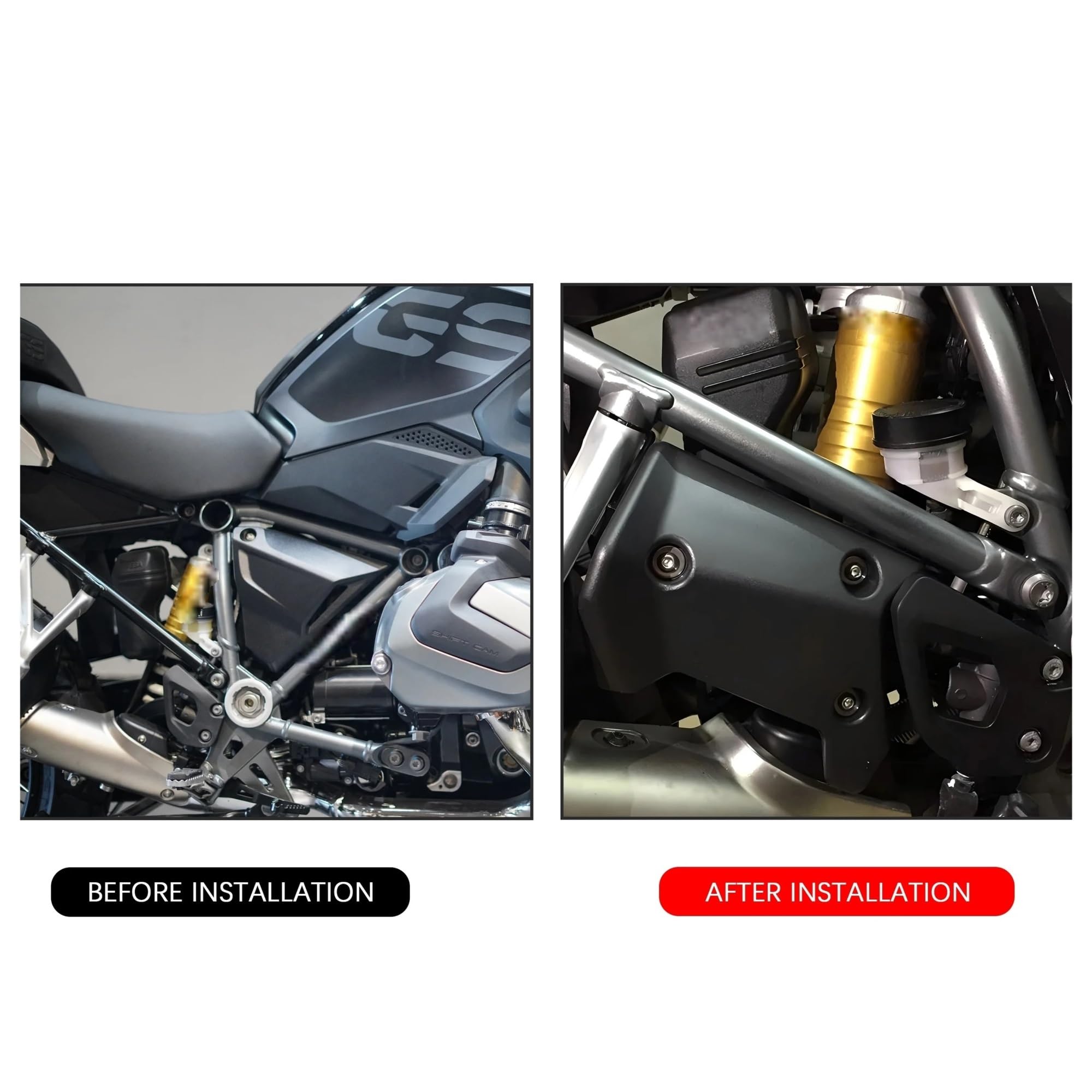 Copertura Scudo Termico Moto Per R1250GS Per Adventure R1200GS LC Adv R 1250 GS Coperchio Aletta Di Scarico Protezione Pannello Laterale Superiore Protezione Centrale