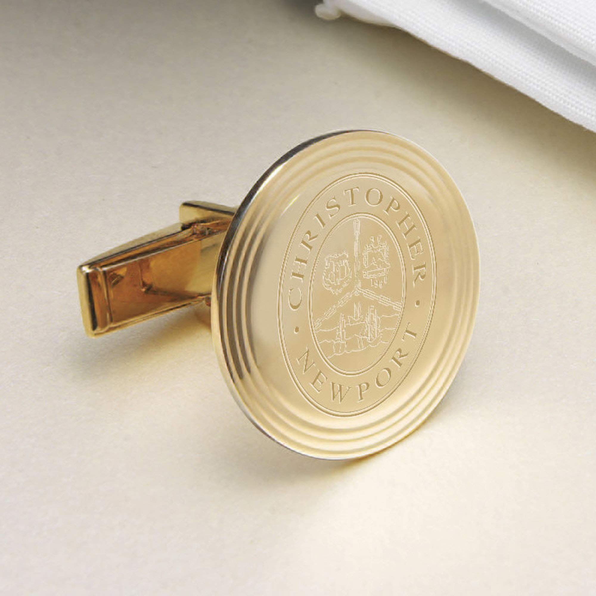 Christopher Newport University 14K Gold Cufflinks