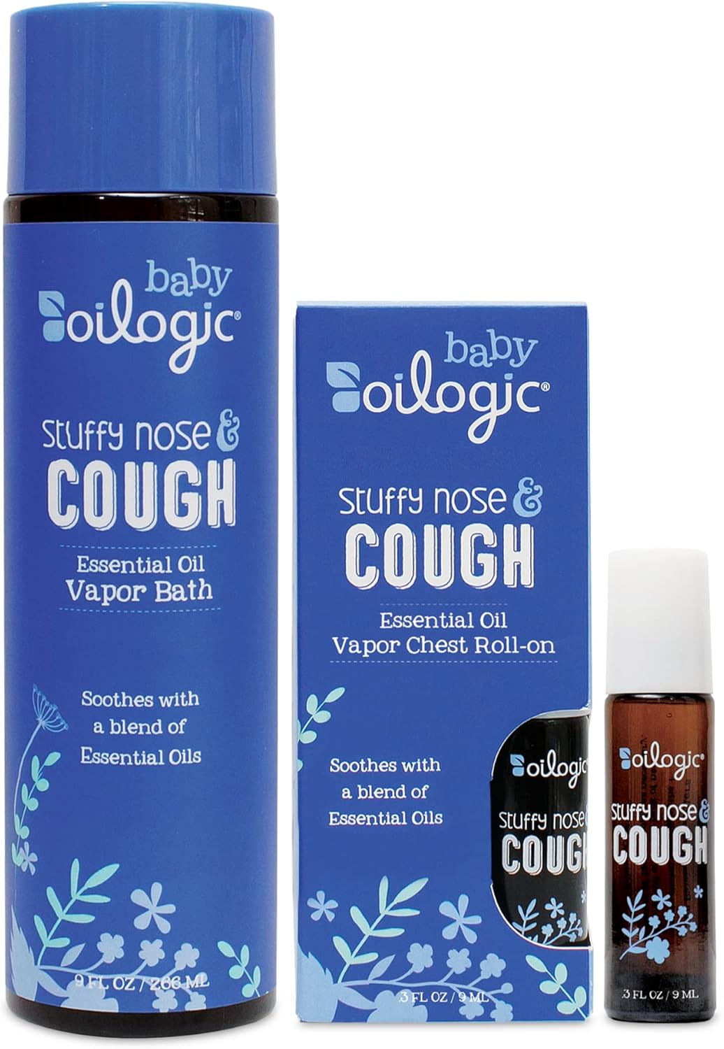 Oilogic Baby Bath Essentials Stuffy Nose & Cough Bundle