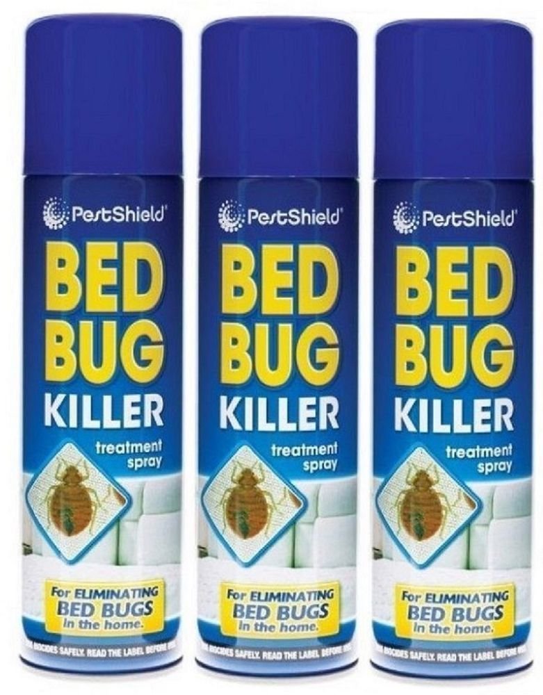 Pestshield x3pcs 200ml All Purpose Eliminate Bed Bug Killer Mattress Treatment