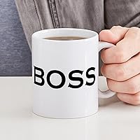 Vista 130 de CafePress Number 1 Boss Mugs 11 oz (325 ml) Ceramic Coffee Mug