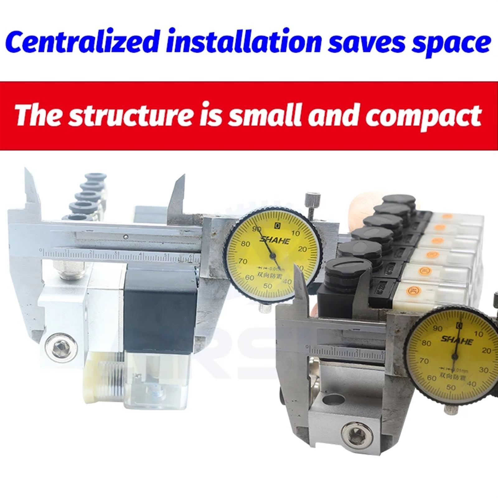 1 Stück 2V025-08 Normalerweise geschlossenes pneumatisches Magnetventil – 12 V/24 V/220 V 2-Wege-Plug-In-Umschaltventil for Gas- und Flüssigkeitssteuerung(AC110V 8 in 8 out)