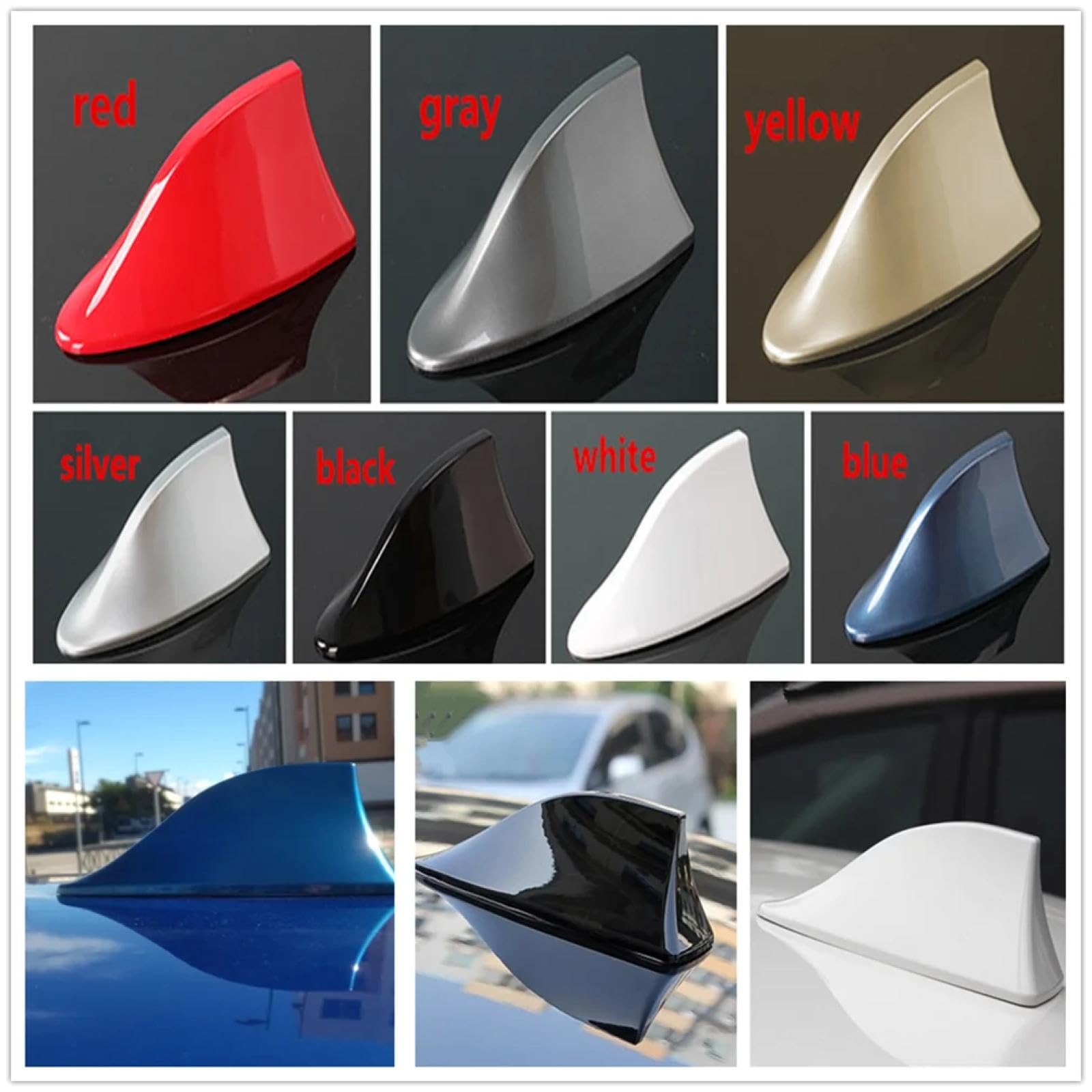 Antenna a Pinna di squalo per Auto per Ford Mustang, Antenna Universale a Pinna di squalo per Auto Speciale