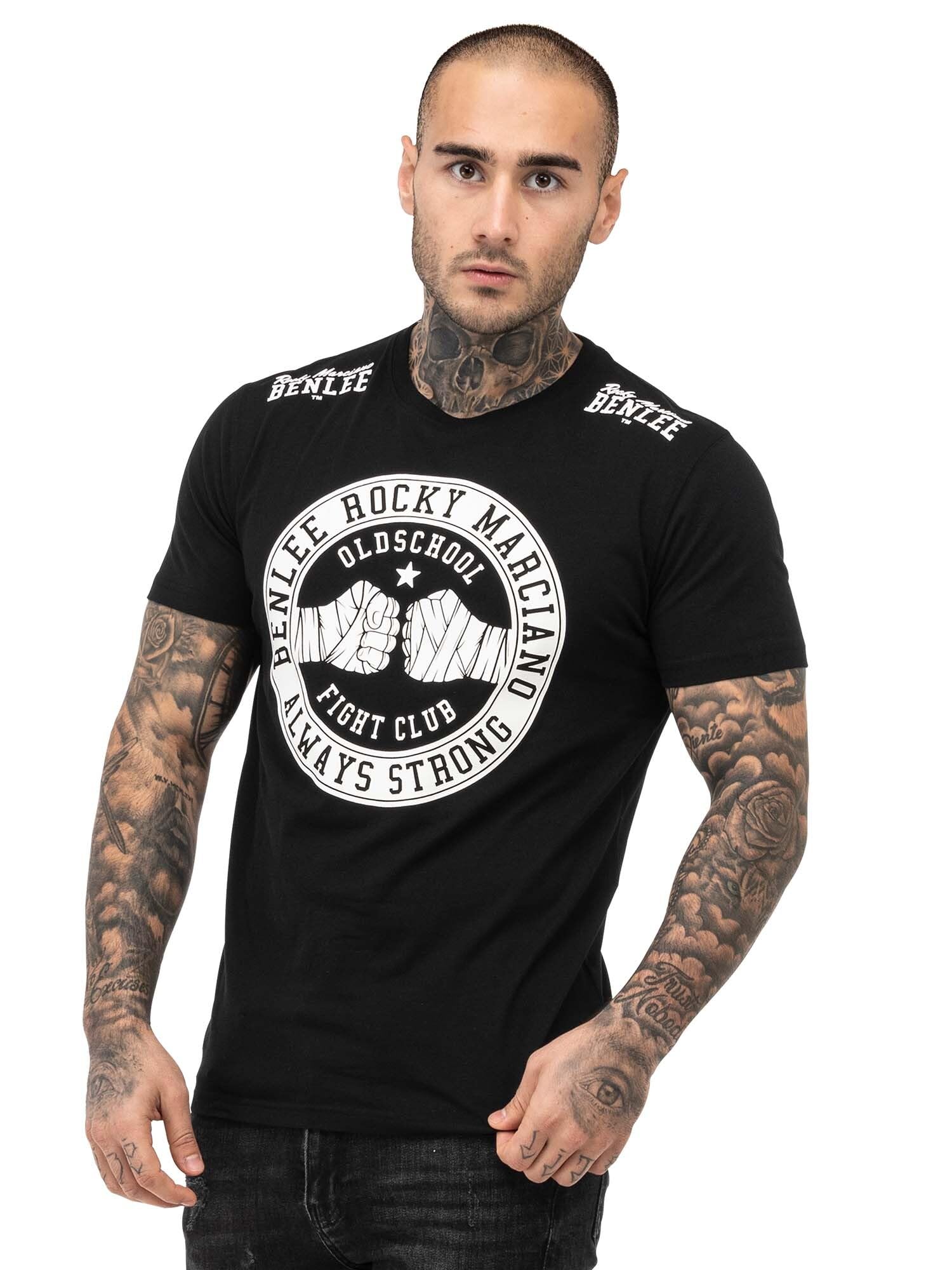 BENLEE Men's Westfall T-Shirt, Black/White, XL