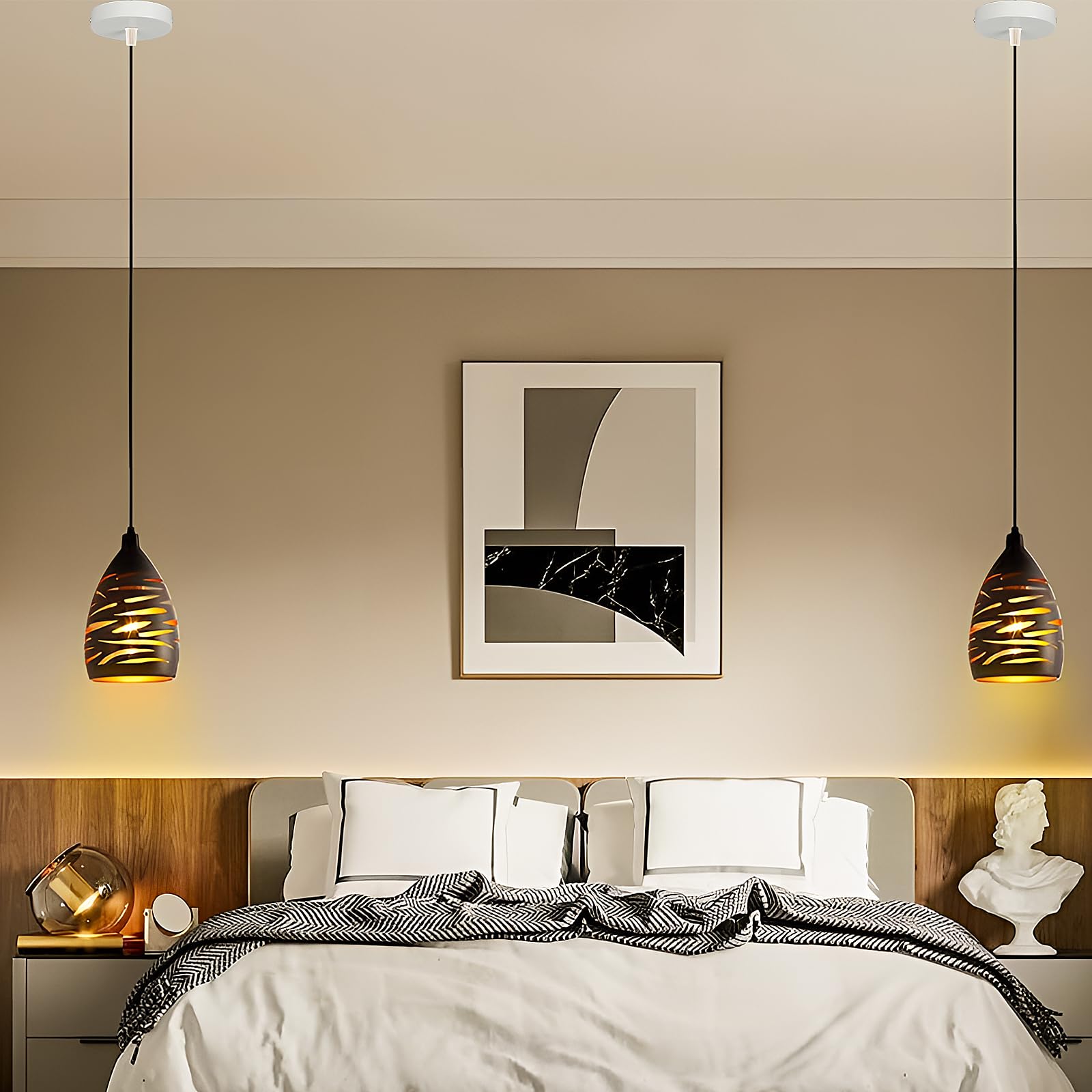 5 Pezzi Rosone per lampadario da soffitto, 100 X 18mm Rosone da soffitto | lampada a baldacchino per soggiorno, corridoio, lampadario da cucina che nasconde il filo
