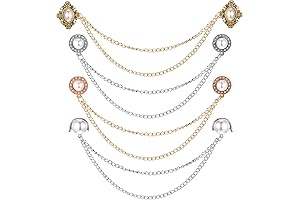 Vintage Sweater Shawl Chain Clips: A Graceful Touch for Any Attire