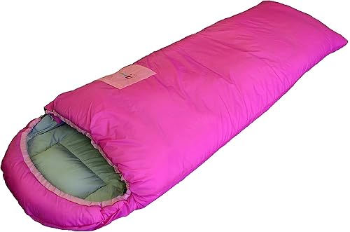 Chinook - Saco de dormir sintético con capucha para niños (32 grados)