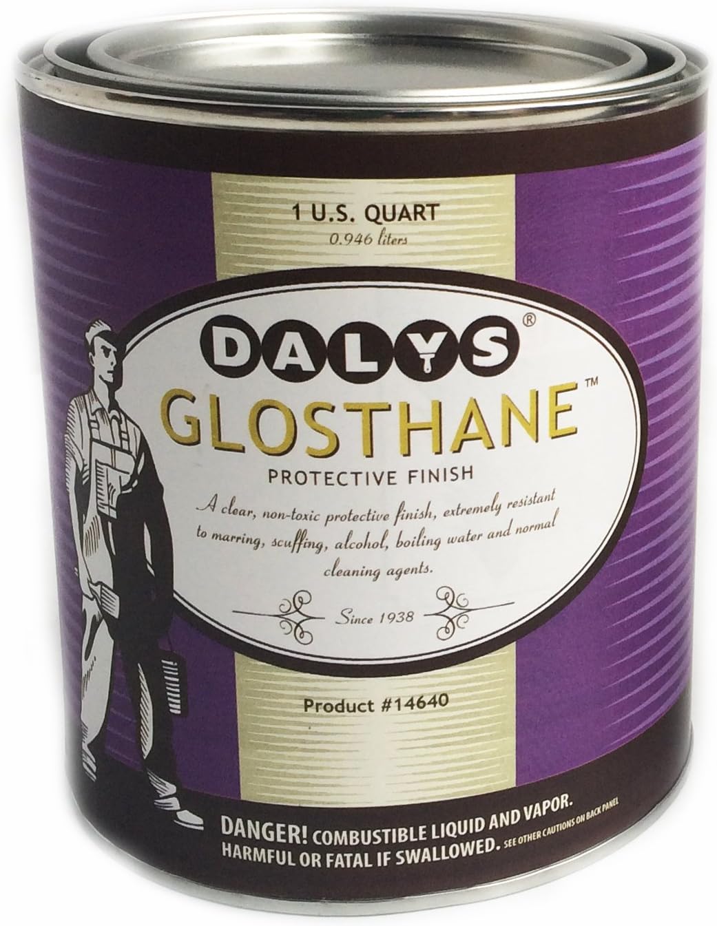 Daly's GlosThane Polyurethane Clear Finish, 1 Gallon