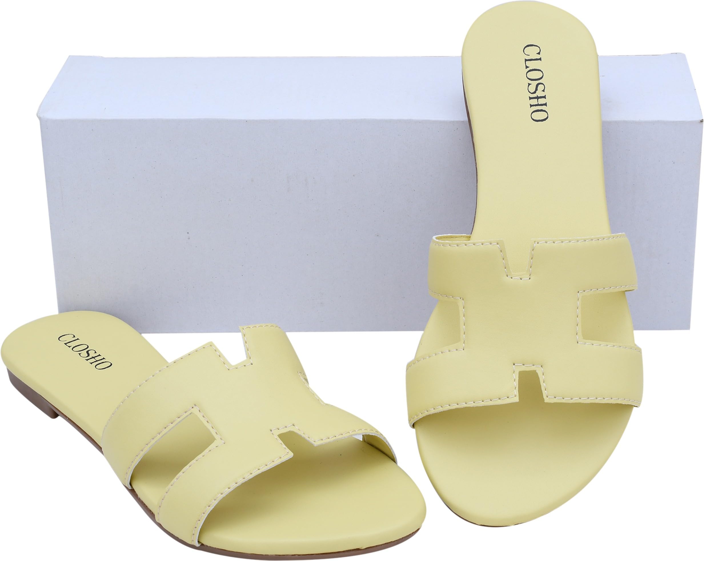 CLOSHO Women Flats – Elegant and Comfortable Slip-On Flats for Office, Casual, and Everyday Wear |Colour-Yellow|Size-5| (B0DBV2YPWJ) Amazon Price History, Amazon Price Tracker