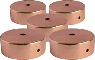 AMARCORDS Deckenrosetten Aus Metall, Weiß - Komplettset Für Lampenmontage