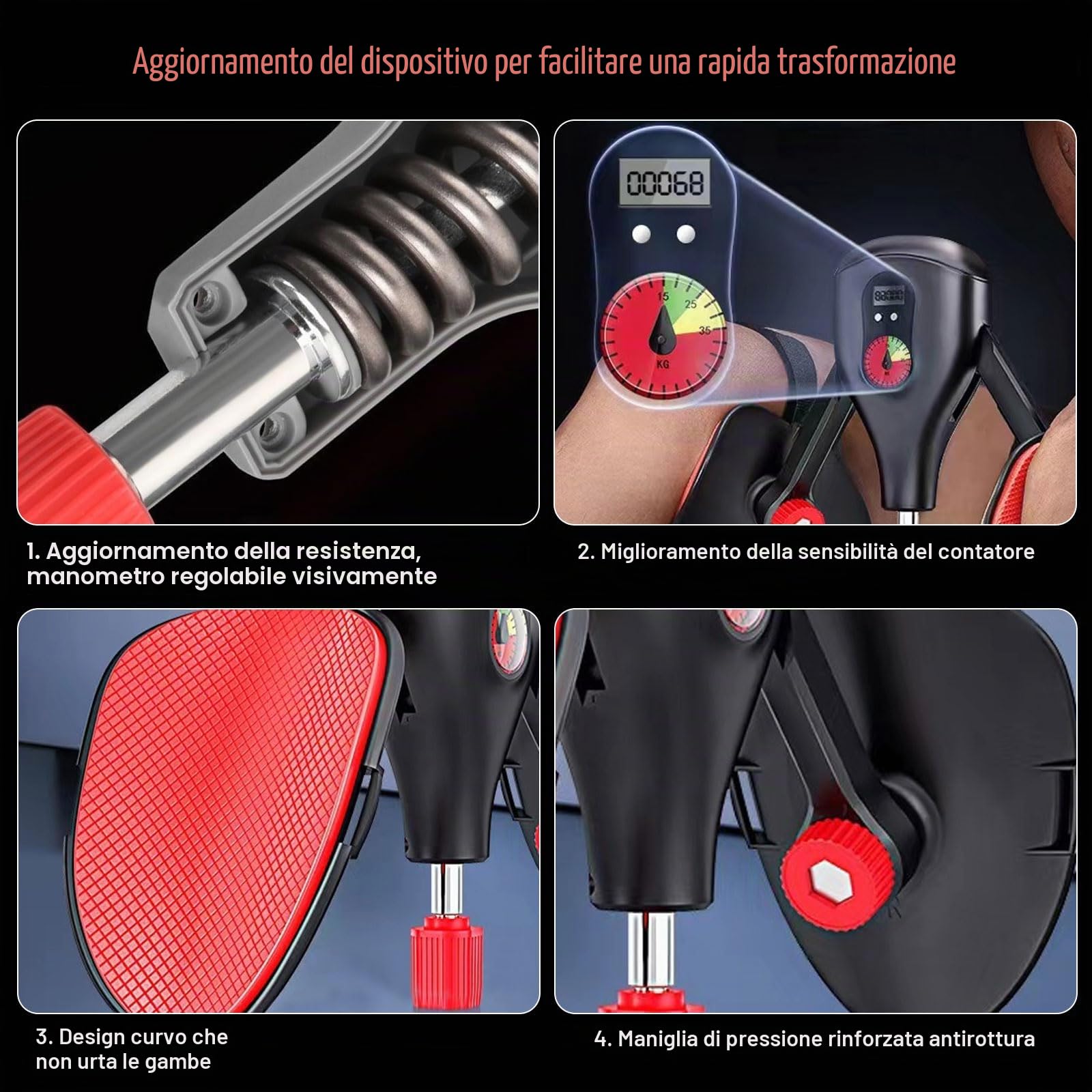 Allenatore per coscia, per uomini e donne, con angolo regolabile, design contabile, per pavimento pelvico, per allenare le gambe, per la casa, le cosce, gli adduttori
