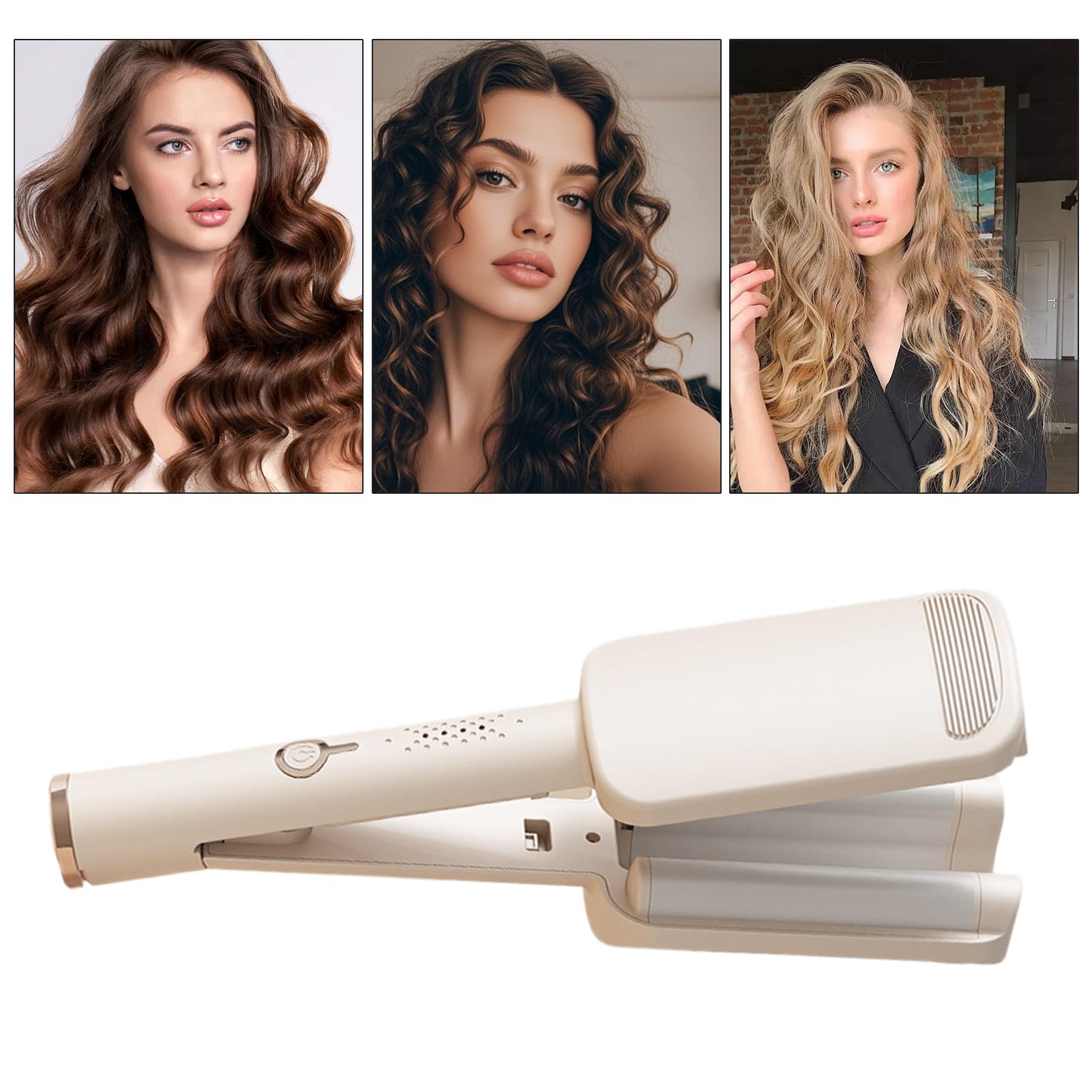 Fer À Friser | Fer à Boucles Ondulées pour Femmes | Styler En Céramique Avec 4 Températures Pour Boucles Lisses Courtes Et Longues Femmes Et Filles Outils De Coiffage Pour Voyage Vacances