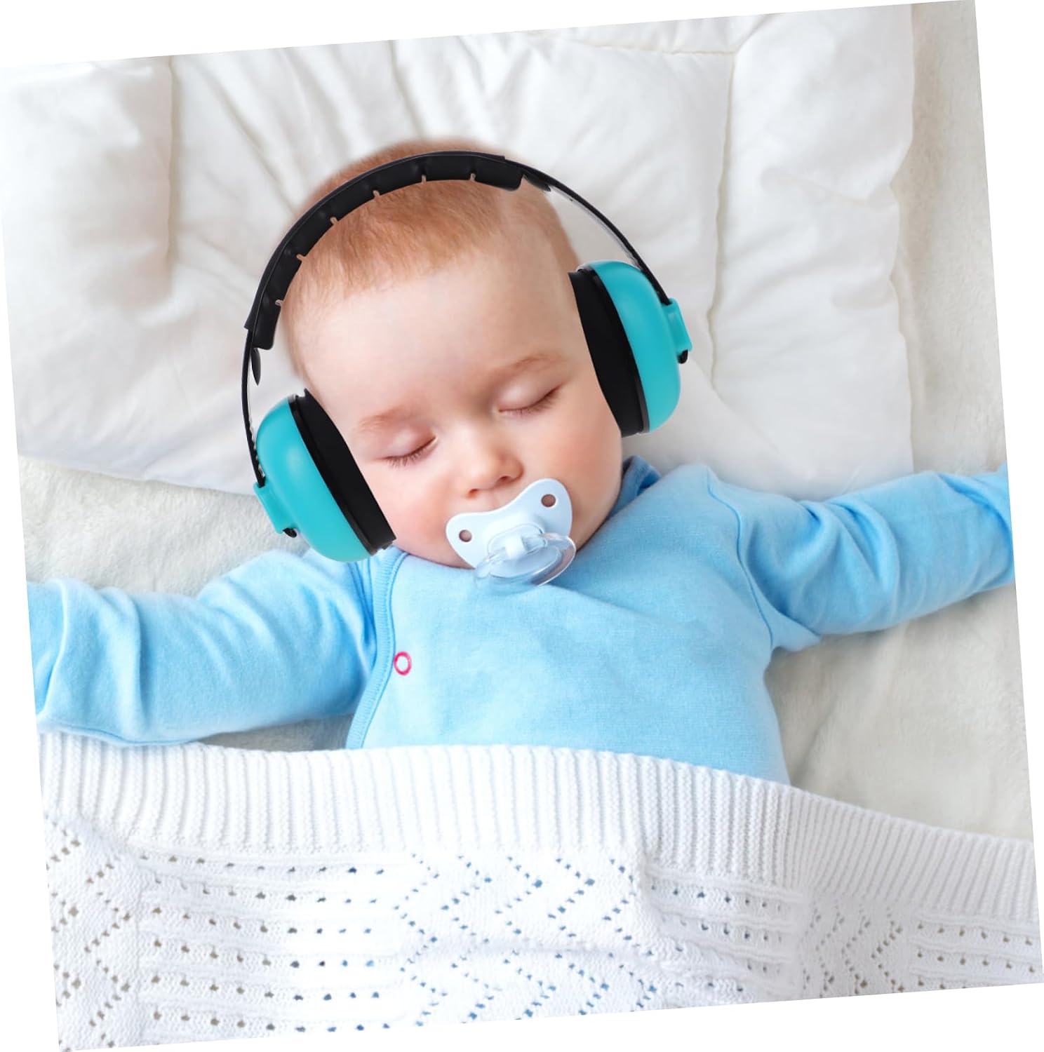 Sound Ear Muffs for Comfortable for Sleep Travel and Airplane Use Safe for Ears