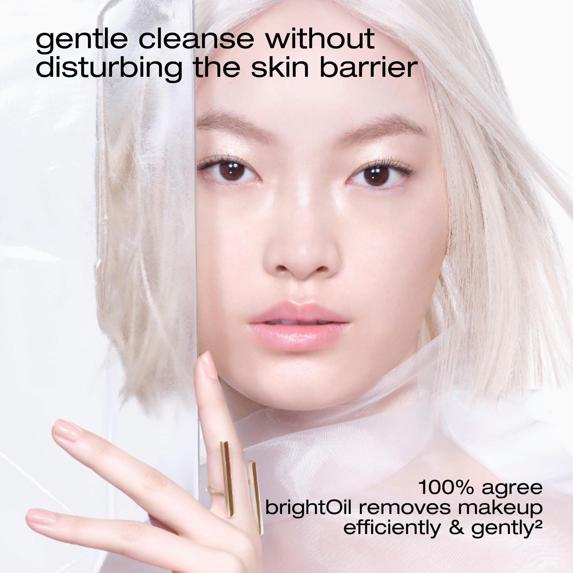 shu uemura Brightoil Skin Barrier Protecting Radiance Boosting Cleansing Oil, Gentle Makeup Remover and Facial Cleanser for All Skin Types