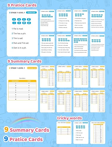 Miniatura 8 de QuTZ Juguete de aprendizaje fonético para niños en edad preescolar Tarjetas flash parlantes con máquina de sonido, mezcla de palabras y juegos de