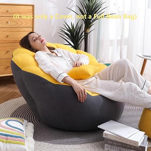 Miniatura 2 de Fundas para puf, (solo fundas para puf, no las bolsas de puf completas) para almacenamiento de animales de peluche, muebles rellenos de espuma y